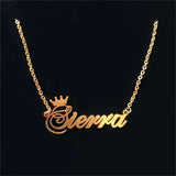 Crown Personalized Stainless Steel Anklet for Women