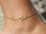 Personalized Anklet Stainless Steel Bohemian Beach Jewelry