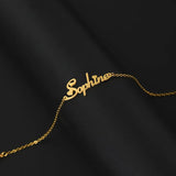 Personalized Stainless Steel Name Anklet Foot Chain