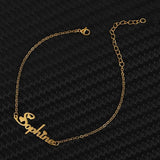 Personalized Stainless Steel Name Anklet Foot Chain