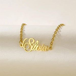 Personalized Stainless Steel Name Anklet, Customized Ankle Bracelet Gift