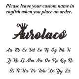 Name Anklet Personality Crown Stainless Steel Nameplate Anklet