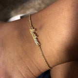 Personalized Anklet Leg Chain Stainless Steel Charms Gift