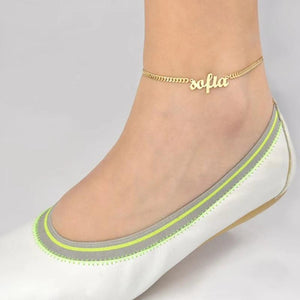 316L Stainless Steel Personalized Foot Chain Jewelry