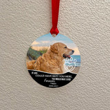 Pet Memorial Ornament with Your Photo