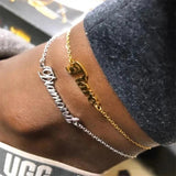 Personalized Stainless Steel Anklet for Women Bohemian Beach Jewelry