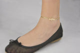 Anklet Foot Accessories Beach Jewelry Summer Nameplate Anklet