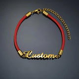 Raexrage Cuban Link Name Anklet Stainless Steel Personalized for Women Girl