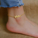Boho Stainless Steel Personalized Anklet for Women