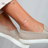 Dainty Personalized Anklet, Custom Initial Name Date Anklet, Silver or Rose