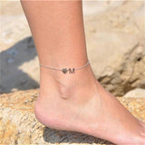 Personalized Name Anklets For Women Stainless Steel Colour Cable Chain