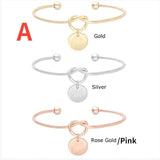 26 Capitalized Initials Personalized Bracelet for Women Men