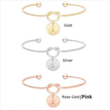 26 Capitalized Initials Personalized Bracelet for Women Men