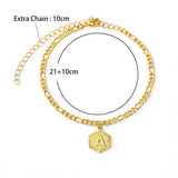 A-Z Initial Stainless Steel Anklet for Women Foot Jewelry