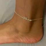 Personalized Name Anklets for Women
