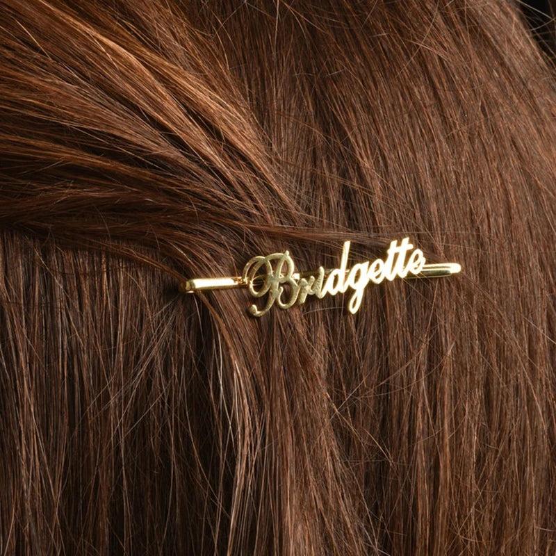 Personalized Letter Hair Clips for Women Girls