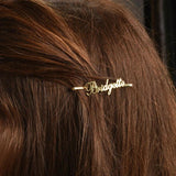 Personalized Letter Hair Clips for Women Girls