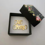 Custom Stainless Steel Babygirl Shoe-Buckle Charm
