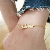 Anklet Lady's Foot Jewelry Stainless Steel Chain Summer Beach Anklet