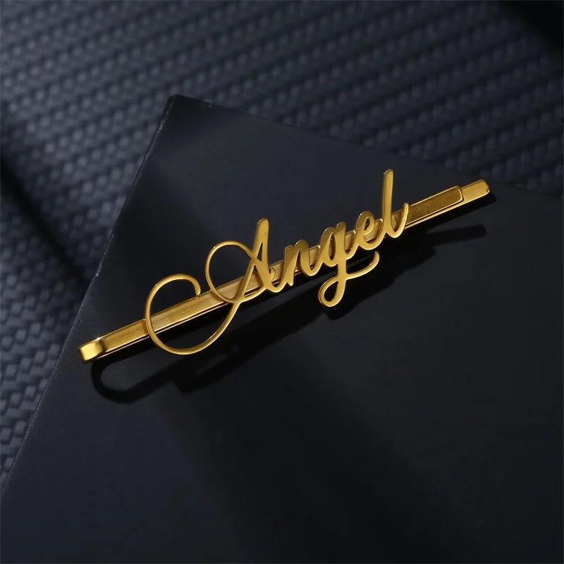 Stainless Steel Hair Clips Letters Word Hairpin