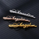 Stainless Steel Hair Clips Letters Word Hairpin