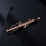 Stainless Steel Hair Clips Letters Word Hairpin