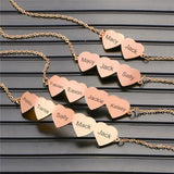 Custom Heart Beach Anklet Stainless Steel Personalized Name Jewelry