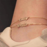Personalized Women's Stainless Steel Anklet