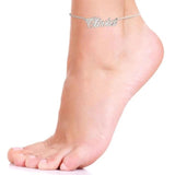 Personalized Women's Stainless Steel Anklet