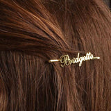Custom Name Hairpin Stainless Steel Hair Clip Gift