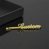 Stainless Steel Personalized Letter Hair Clip Hairpin