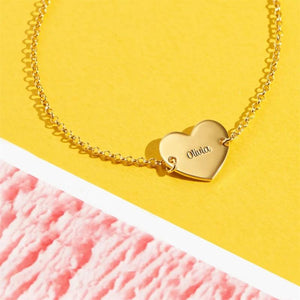 Heart Shape Stainless Steel Anklet Personalized Foot Jewelry