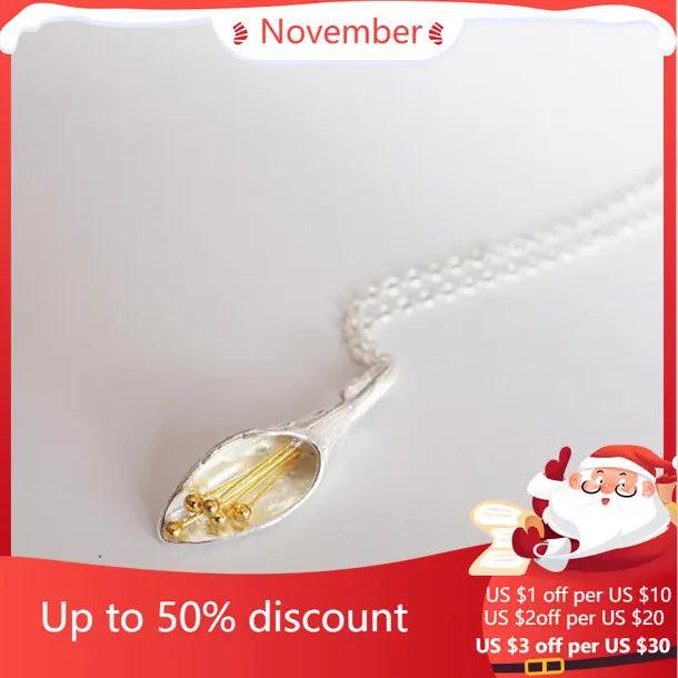 925 Sterling Silver Flower Necklaces & Pendants