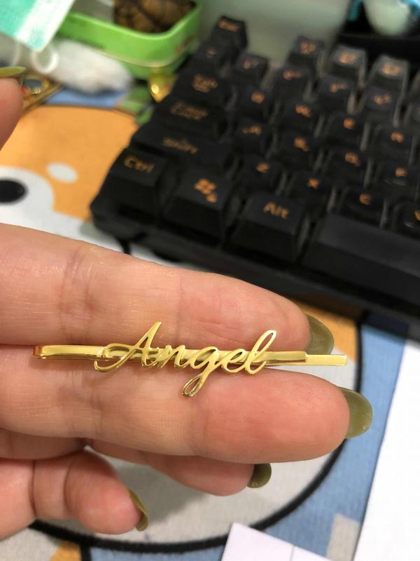 Personalized Letter Hairpin Stainless Steel Head Jewelry