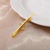 Personalized Letter Hairpin Stainless Steel Head Jewelry