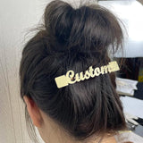 Custom Stainless Steel Hairpin with Personalized Letters
