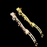 Custom Stainless Steel Hairpin with Personalized Letters