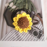 Sunflower Hair Rope Headdress Crocheted Hair Accessories