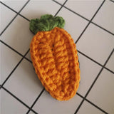 Carrot Crocheted Wool Hairpin Hair Accessories for Kids