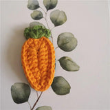 Carrot Crocheted Wool Hairpin Hair Accessories for Kids
