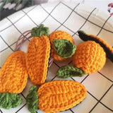 Carrot Crocheted Wool Hairpin Hair Accessories for Kids