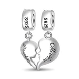 Rabbit Family Tree 925 Silver Bracelet Charm Beads