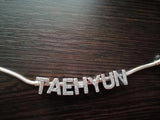 925 Sterling Silver Alphabet Charm Name Bead for Bracelet Jewelry