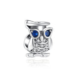 925 Silver Colorful Handbag Unicorn Elephant Charm Bead Fit Pendant Bracelet