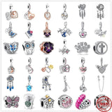 925 Silver Family Tree Pendant DIY Charms for Bracelet