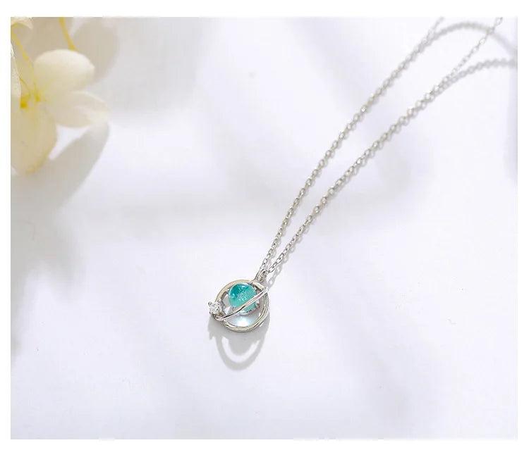 925 Silver Star Pendant Necklace for Women
