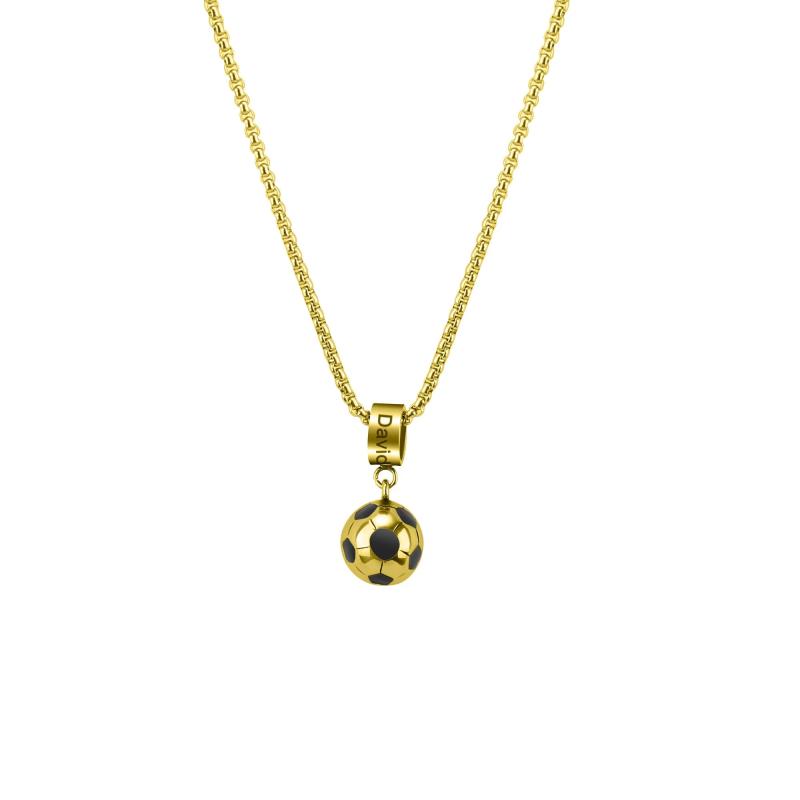 Football Link Chain Soccer Charm Necklace Pendant Sport Ball Jewelry