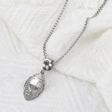 Football Link Chain Soccer Charm Necklace Pendant Sport Ball Jewelry