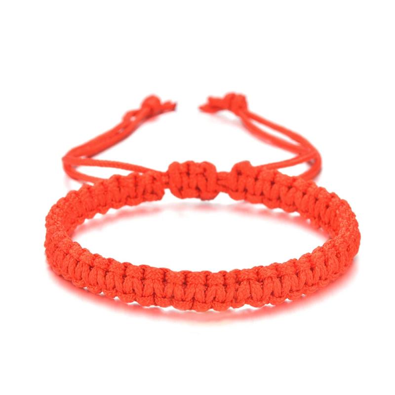 Personalized Metal Charm Braided Bracelet 1-9 Letter Beads Mother's Gift