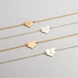 Engraved Heart Bracelet for Women - Custom Name Initial Letter